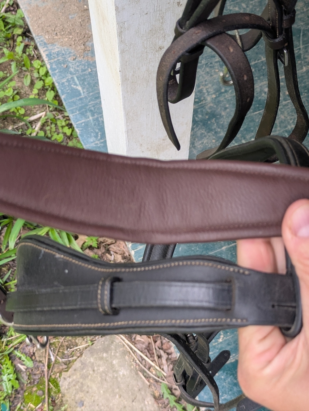 Padded Full Size Black Bridle. No Reins - Picture 7 of 7